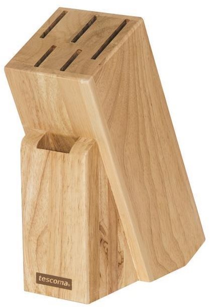Blok WOODY pro 5 nožů, nůžky na drůbež