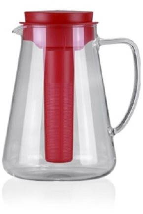Džbán TEO 2,5 l, s vyluhováním a chlazením, červená