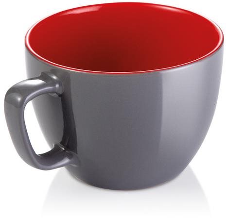 TESCOMA Velký hrnek CREMA SHINE, šedá