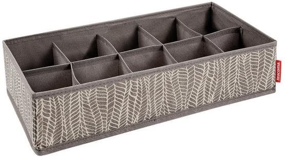 TESCOMA Organizér na ponožky a spodní prádlo FANCY HOME 40 x 18 x 10 cm, cappuccino