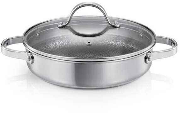 TESCOMA Pánev hluboká s poklicí 24 cm 2 úchyty SteelCRAFT 780564.00