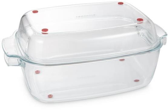 TESCOMA Pekáč s poklopem GrandCHEF 40 x 26 cm, skleněný