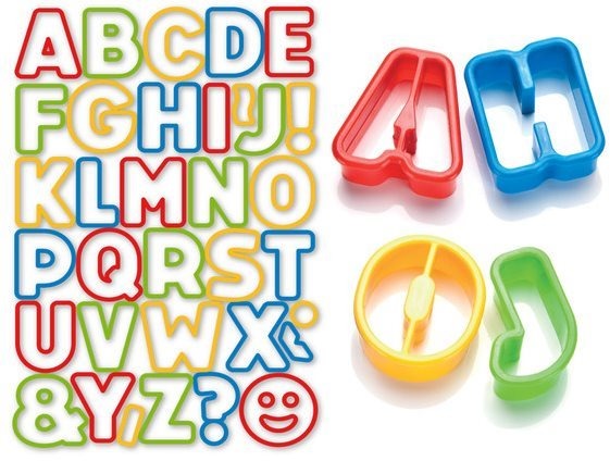 TESCOMA Vykrajovátka abeceda DELÍCIA KIDS, 34 ks