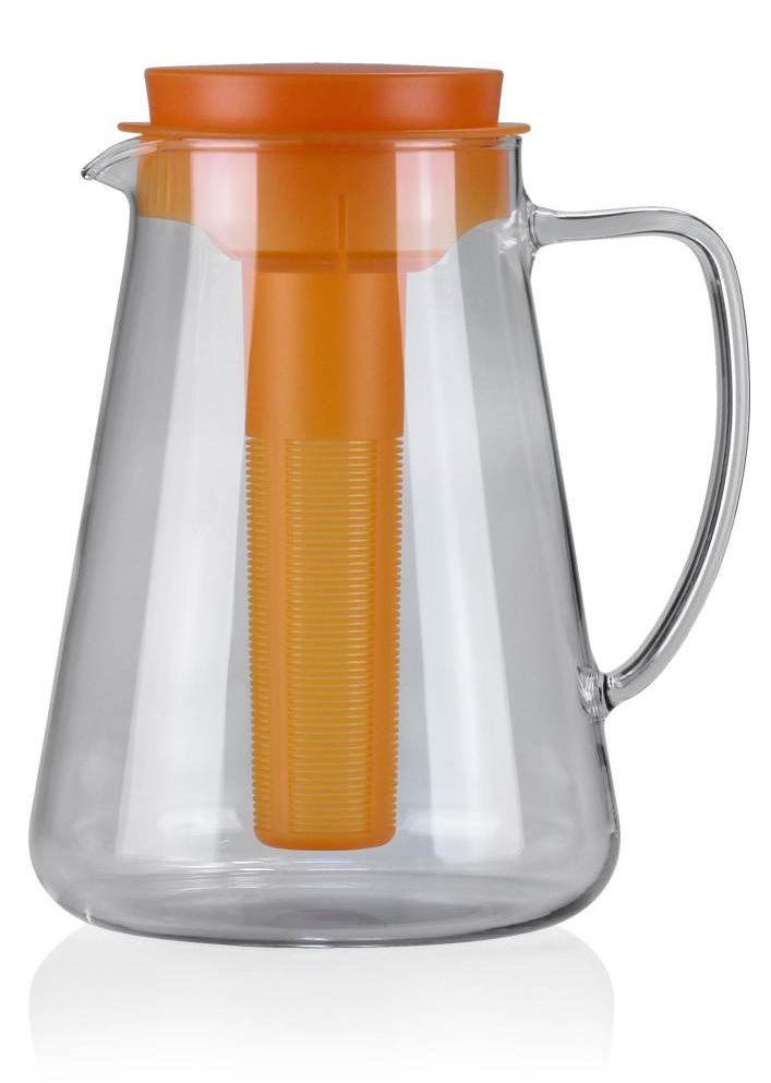 Džbán TEO 2,5 l, s vyluhováním a chlazením, oranžová
