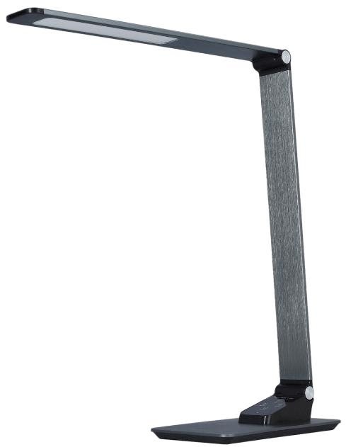 Tesla stolní LED lampička Petra, CCT 3000-6000 K, 5 K 420 lm, w-charger, stříbrná