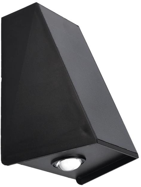 Tesla LED solární nástěnné svítidlo 50 lm, 1300 mAh, 3000 K