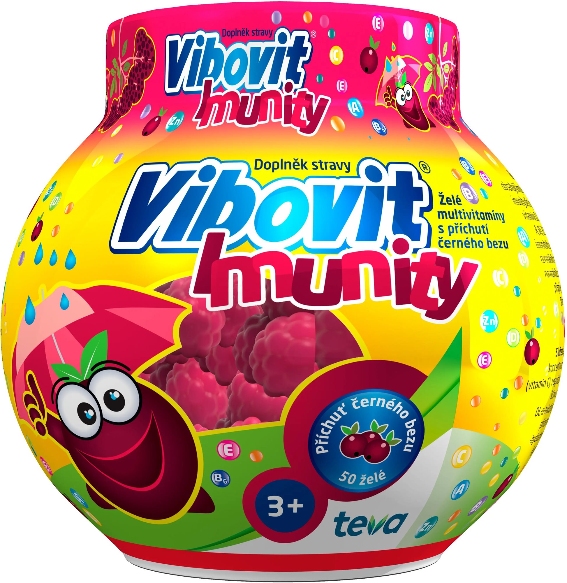 Vibovit Imunity želé multivitamíny 50 ks