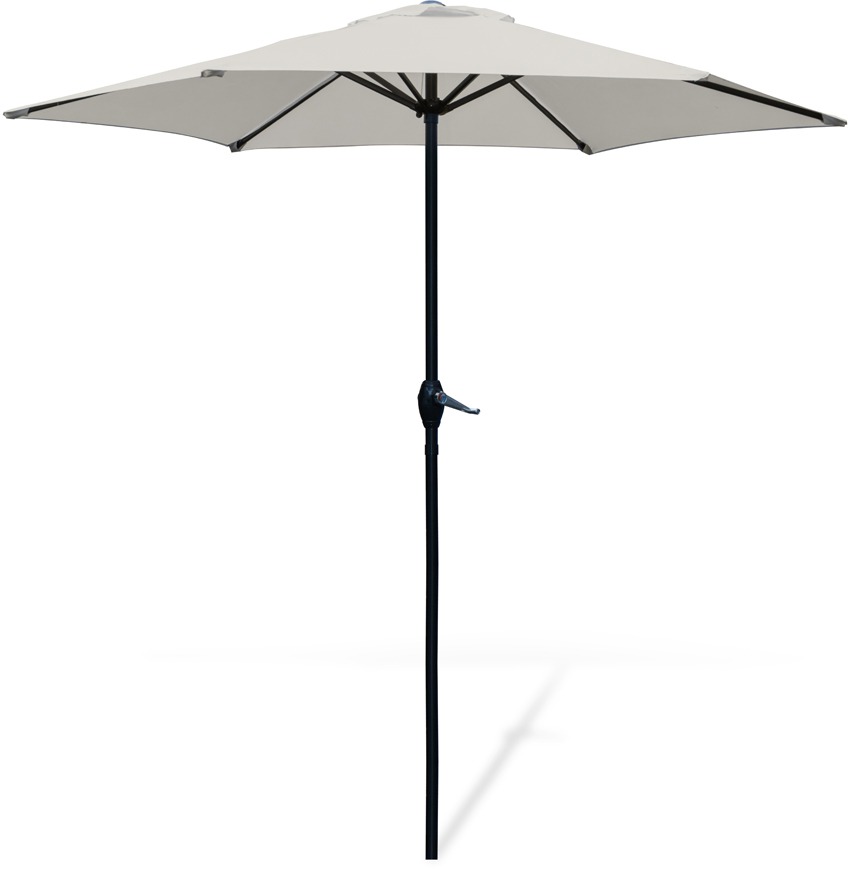 Slunečník zahradní COLUMBUS, šedý 230cm
