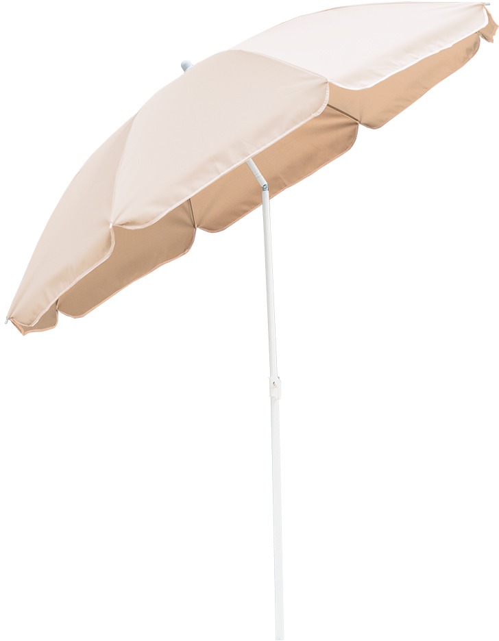 Slunečník zahradní BASIC, průměr 180cm, béžová