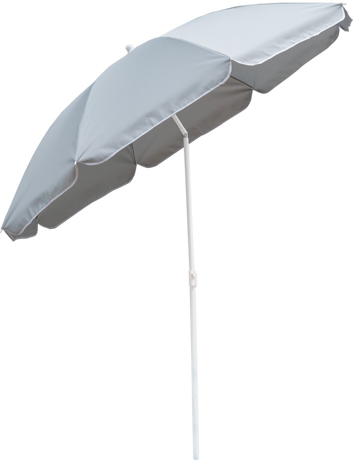 Slunečník zahradní BASIC, průměr 180cm, šedá