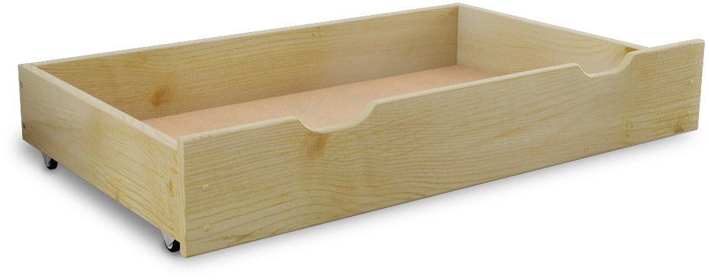 TEXTILOMANIE Úložný box pod postel 98 cm borovice