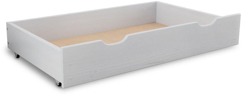 TEXTILOMANIE Úložný box pod postel 98 cm, bílá