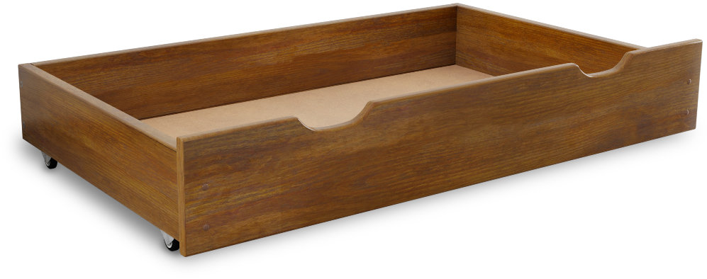 TEXTILOMANIE Úložný box pod postel 98 cm, dub