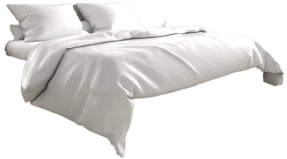 Textilomanie Atlas Grádl Standard Hotelové povlečení, 5 mm proužek, mykaná bavlna, bílé