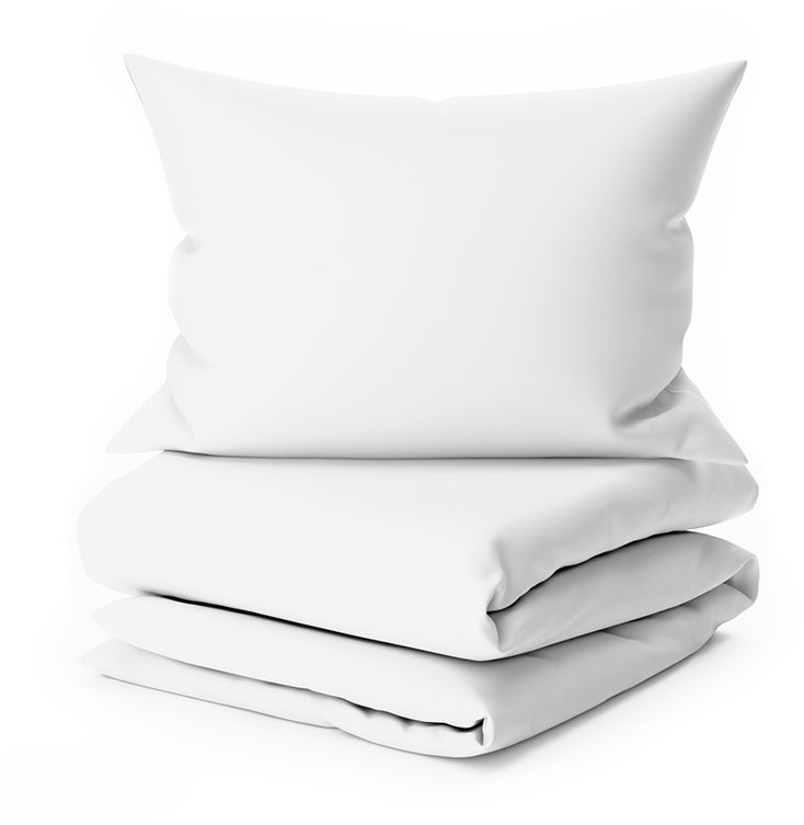 Textilomanie Povlečení Standard knoflík bavlněné, bílé
