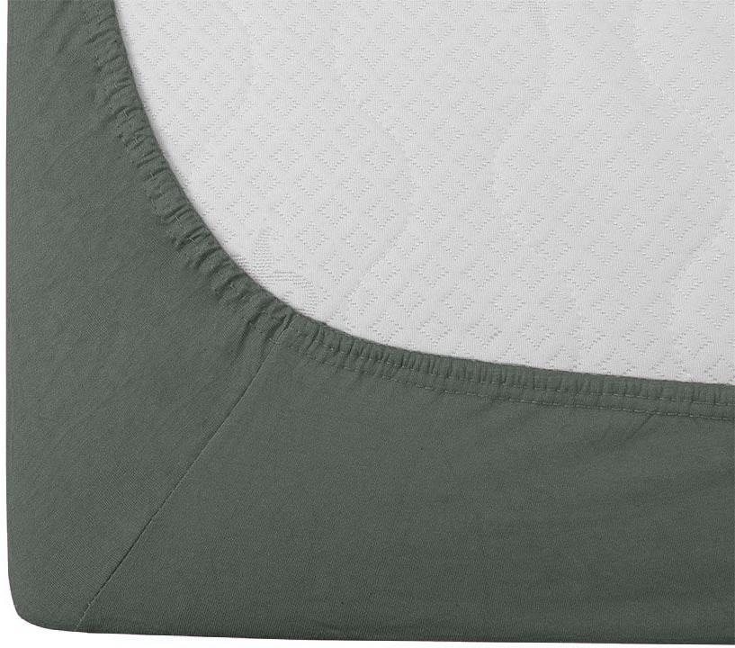 TEXTILOMANIE Jersey tmavě zelené 90 × 200 cm