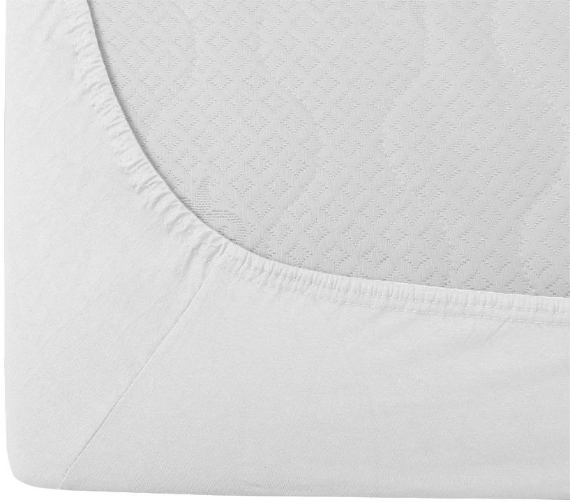TEXTILOMANIE Jersey bílé 180 × 200 cm