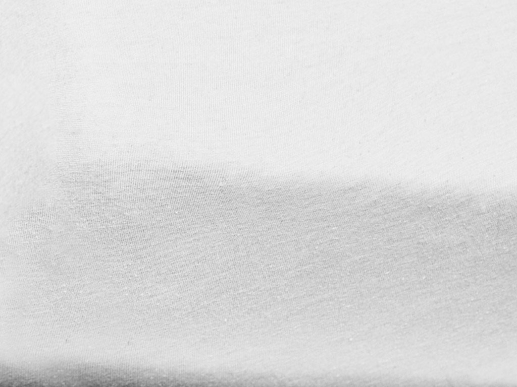 TEXTILOMANIE Jersey prostěradlo do dětské postýlky bílé 70 × 140 cm