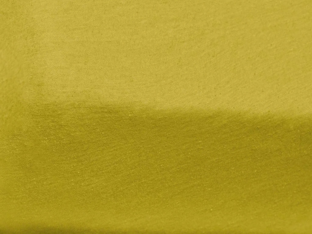 TEXTILOMANIE Jersey prostěradlo do dětské postýlky žluté 60 × 120 cm