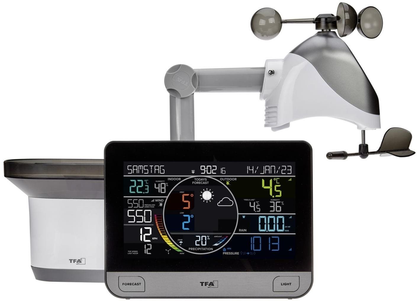 TFA 35.8003.01 - bezdrátová WiFi meteostanice VIEW PRO