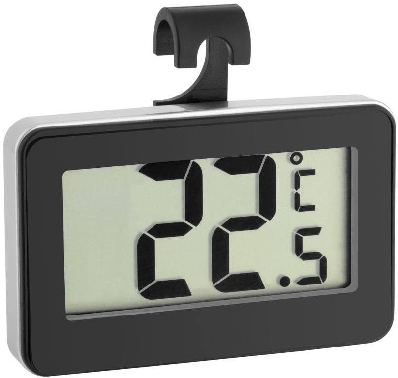 TFA Digitální teploměr, černý TFA 30.2028.01