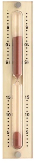 TFA Přesýpací hodiny do sauny - hnědý písek, 15 min