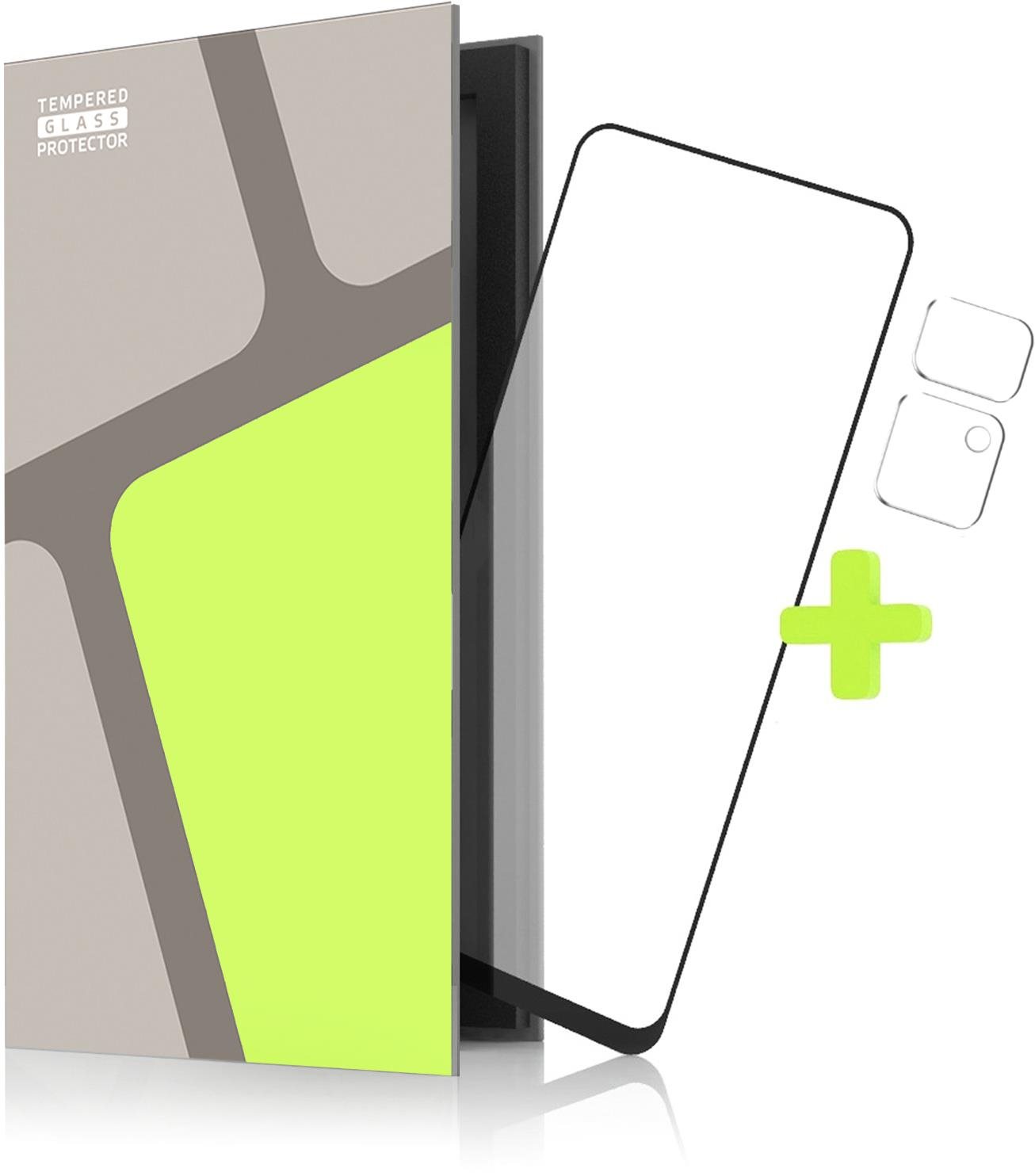Tempered Glass Protector rámečkové pro Xiaomi Redmi Note 11S 5G + sklo na kameru, černé