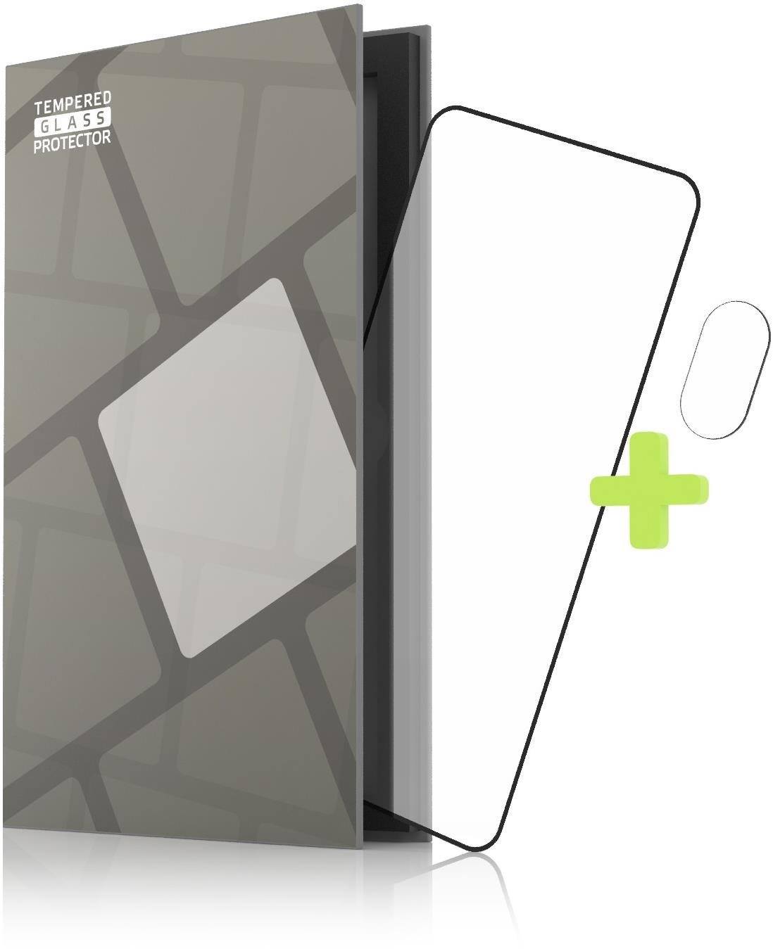 Tempered Glass Protector Rámečkové pro Xiaomi Mi 11 Lite, černé + sklo na kameru