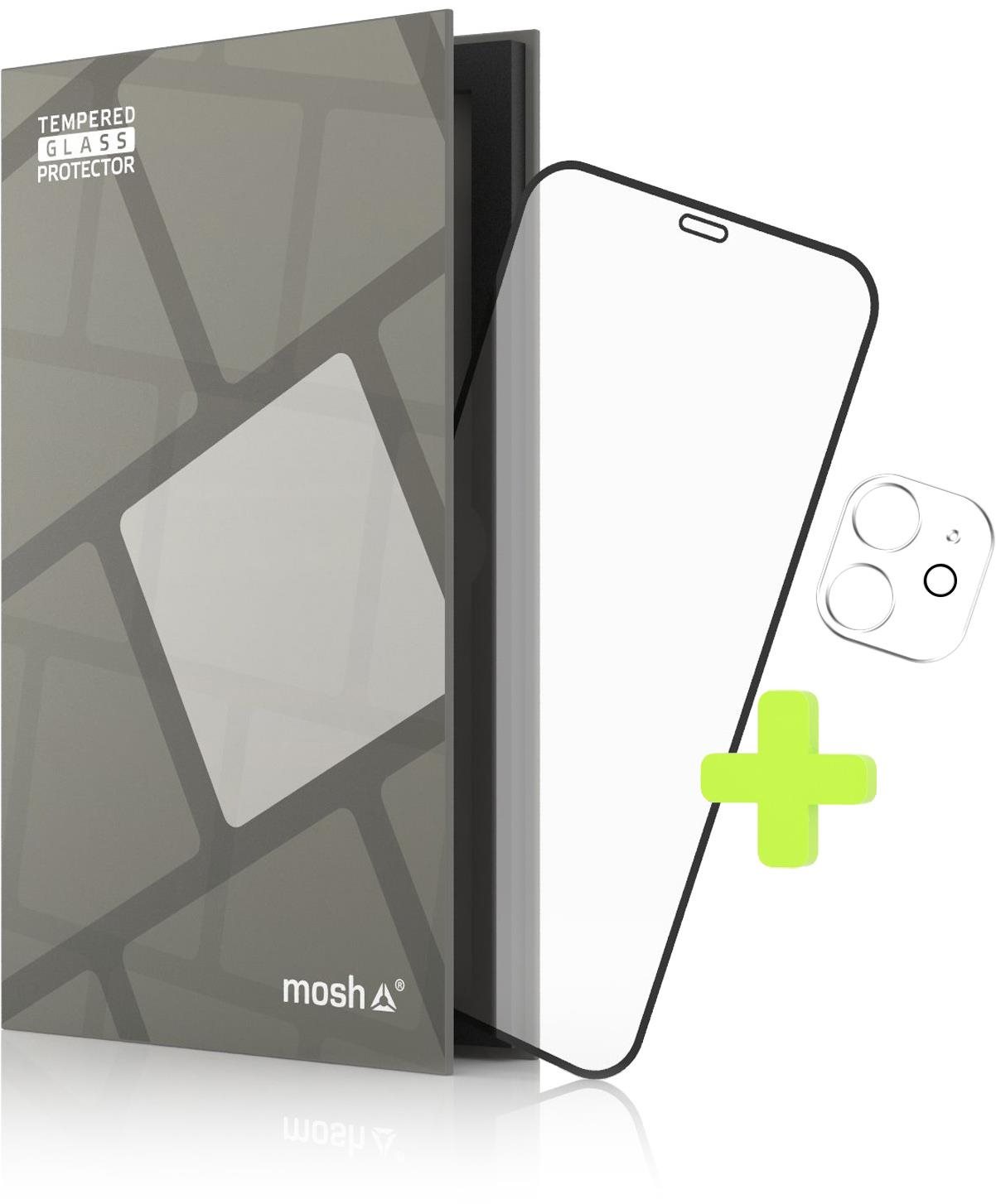 Tempered Glass Protector rámečkové pro iPhone 12 mini + sklo na kameru (Case Friendly)