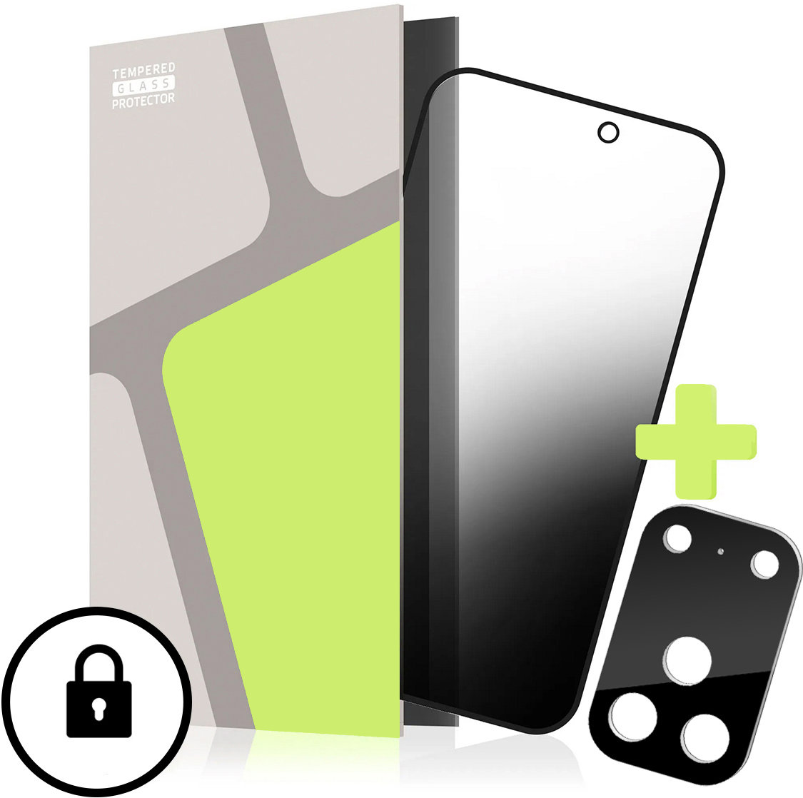 Tempered Glass Protector pro iPhone 18 Pro, PRIVACY GLASS + sklo na kameru