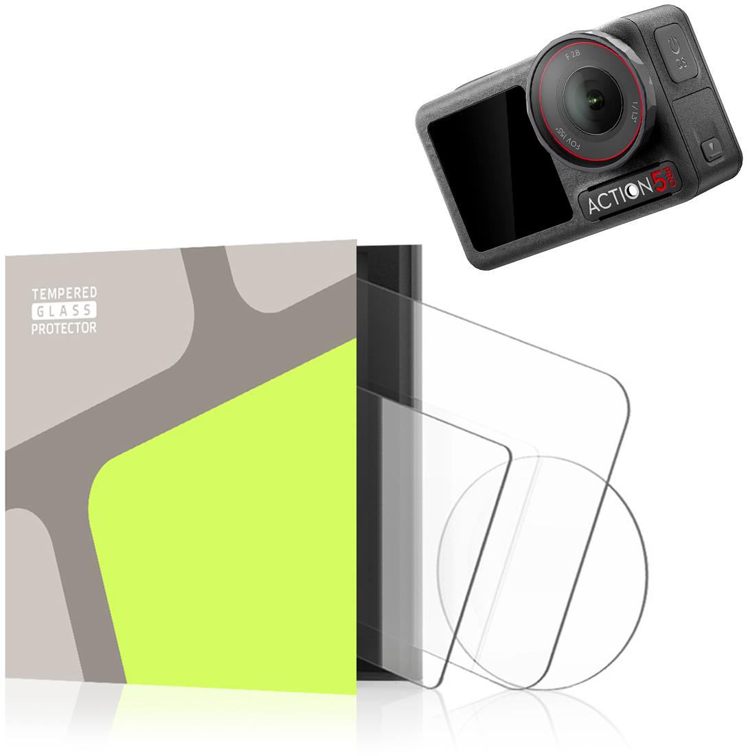 Tempered Glass Protector pro DJI Osmo Action 5 Pro (voděodolné + mrazuvzdorné)