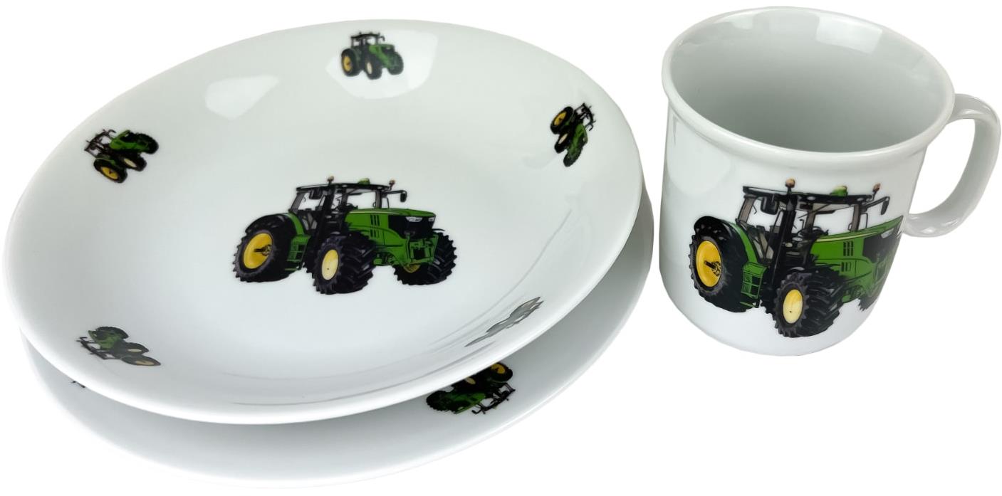 Genex talíř + miska + hrnek dětský NOVÝ TRAKTOR