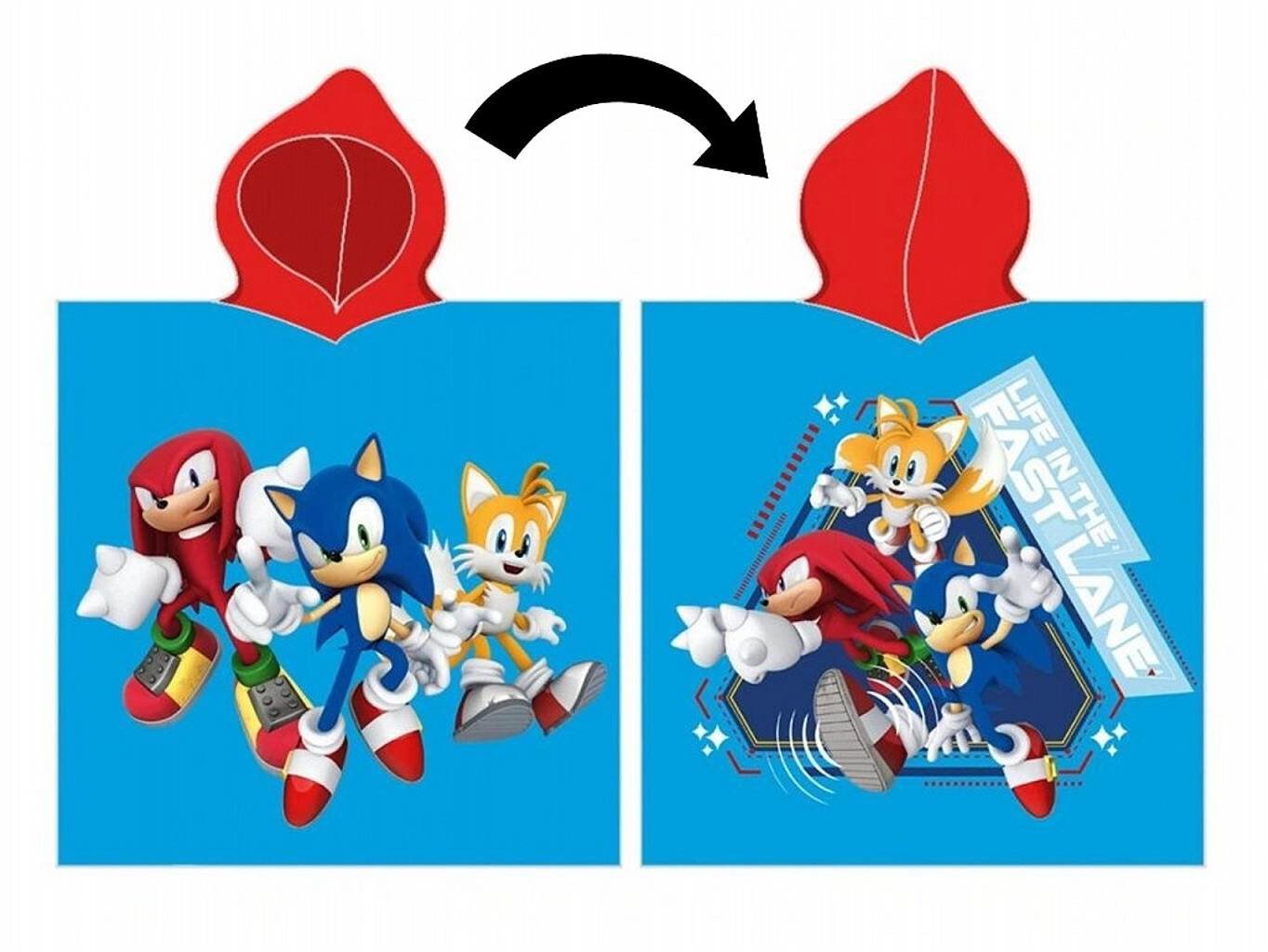 TipTrade Ježek Sonic a přátelé 55 × 110 cm