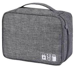 Organizér kabelů a elektroniky L - Šedá