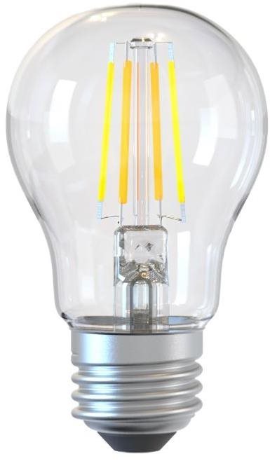 Tellur WiFi Smart žárovka Filament E27, 6 W, čirá, teplá bílá