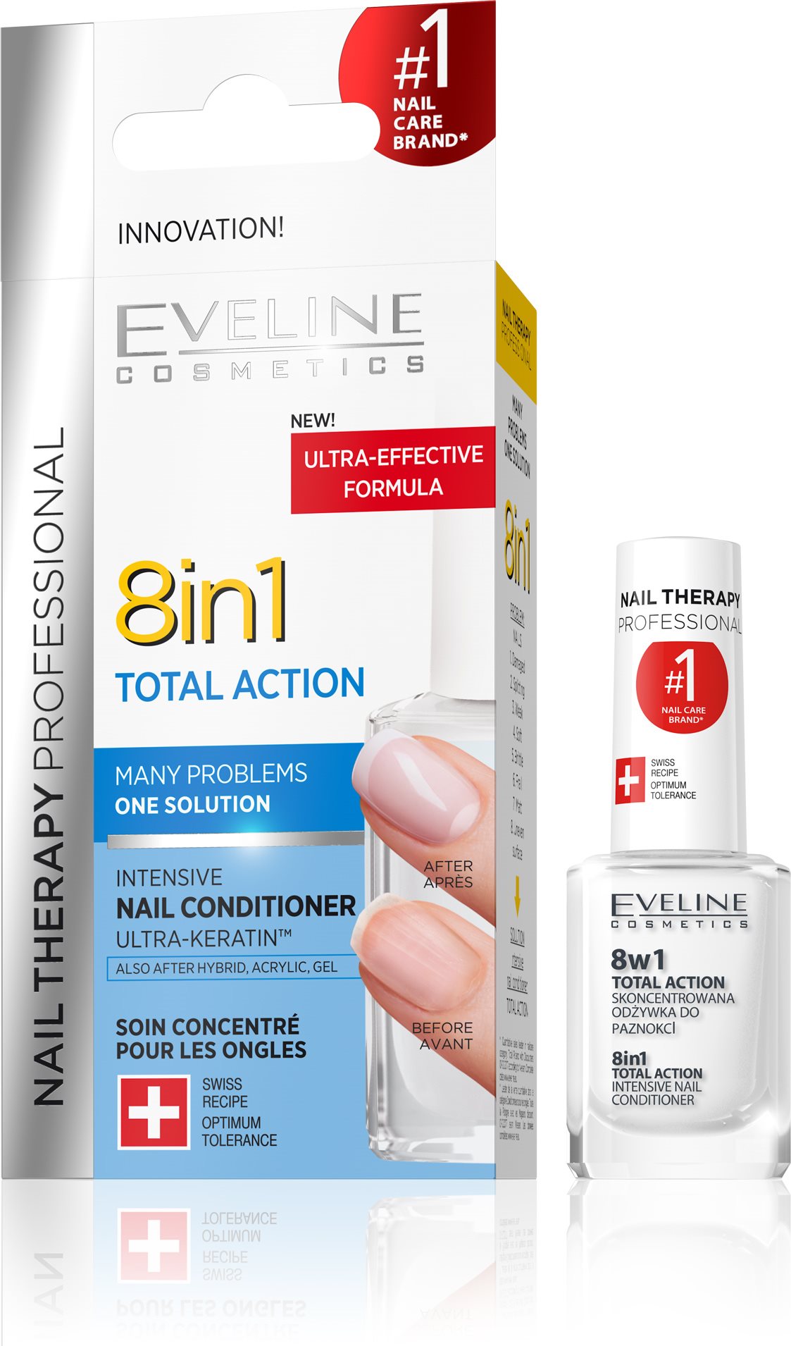 EVELINE COSMETICS Spa Nail Total action 8in1 12 ml