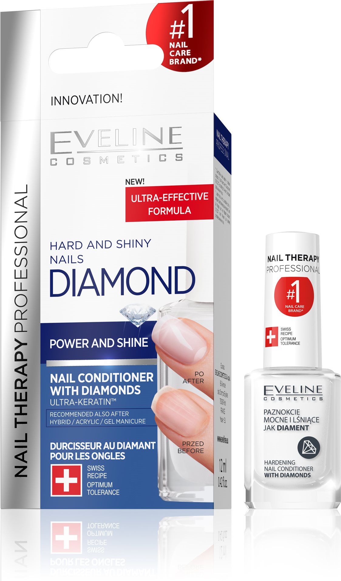 EVELINE COSMETICS Spa Nail Diamond Hard and Shiny Nails 12 ml