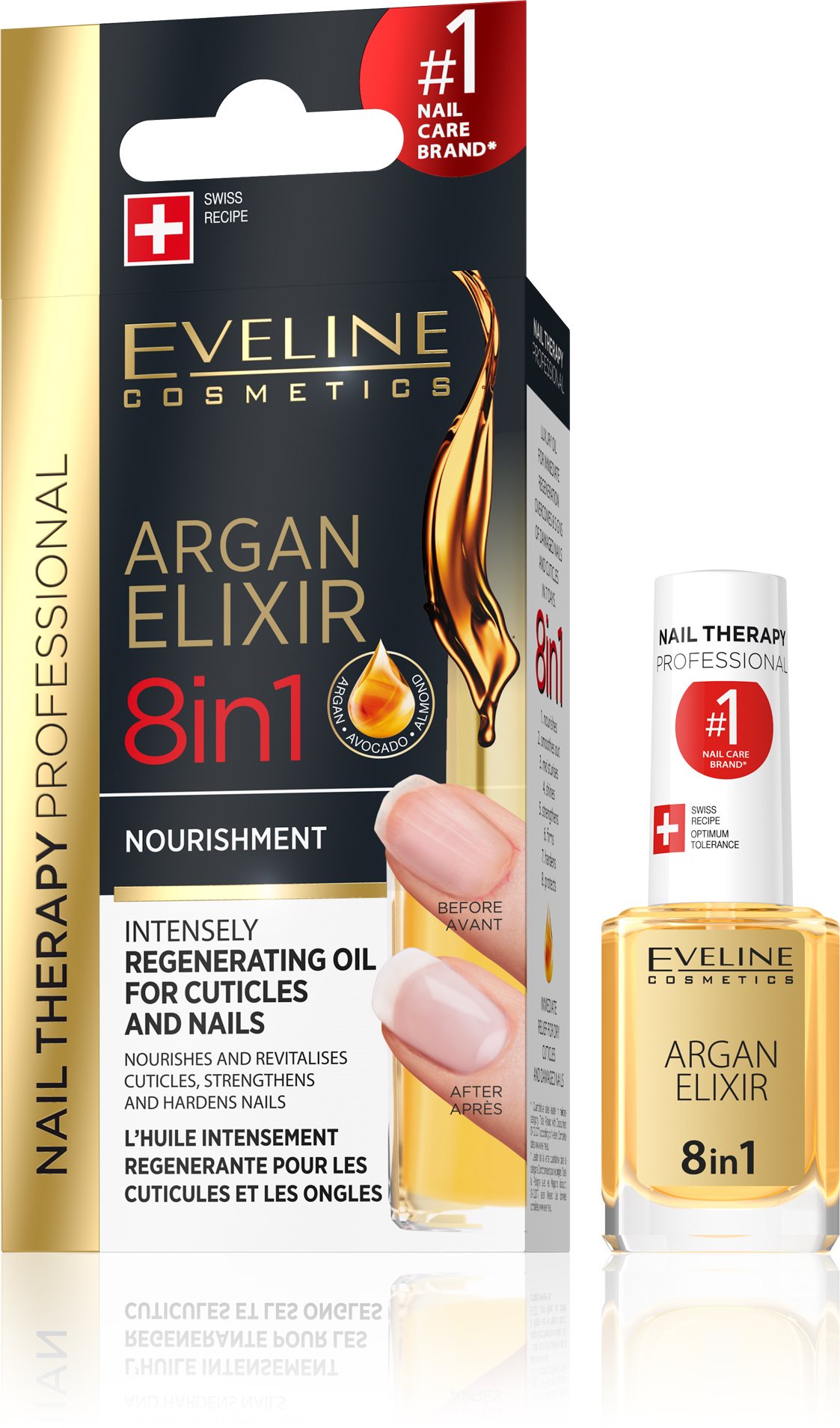 EVELINE COSMETICS Spa Nail conditioner Argan elixir 12 ml