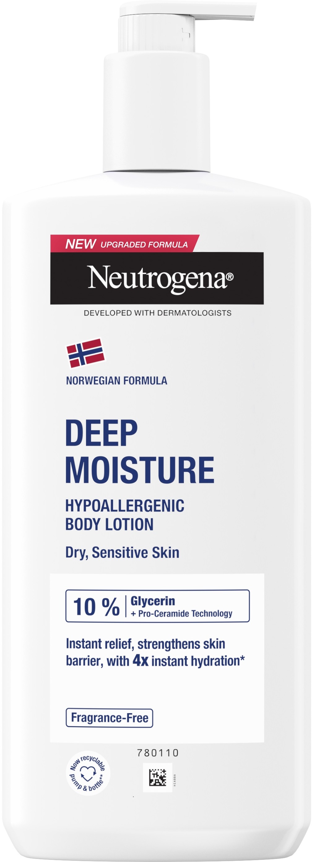 NEUTROGENA Deep Moisture Body Lotion Sensitive 400 ml