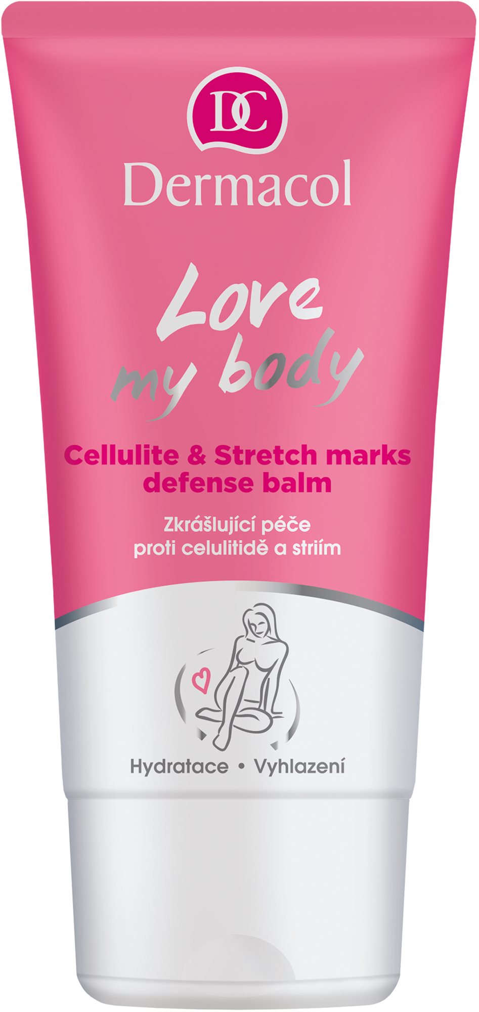 DERMACOL Love my Body Zkrášlující péče proti celulitíde a striím 150 ml