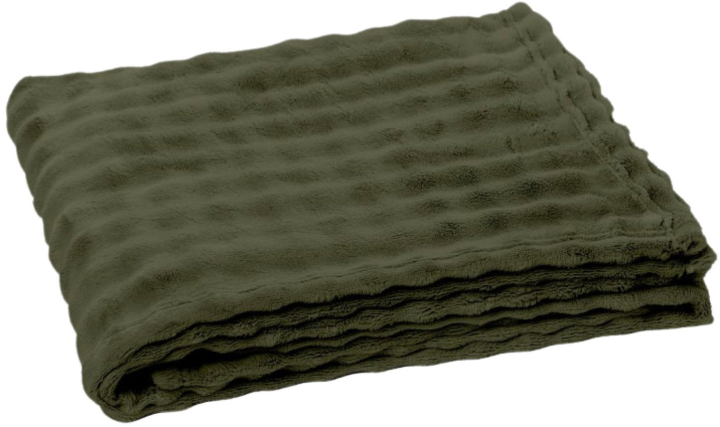 Today Deka s reliéfním vzorem, 130 × 180 cm, Doucelin, zelená