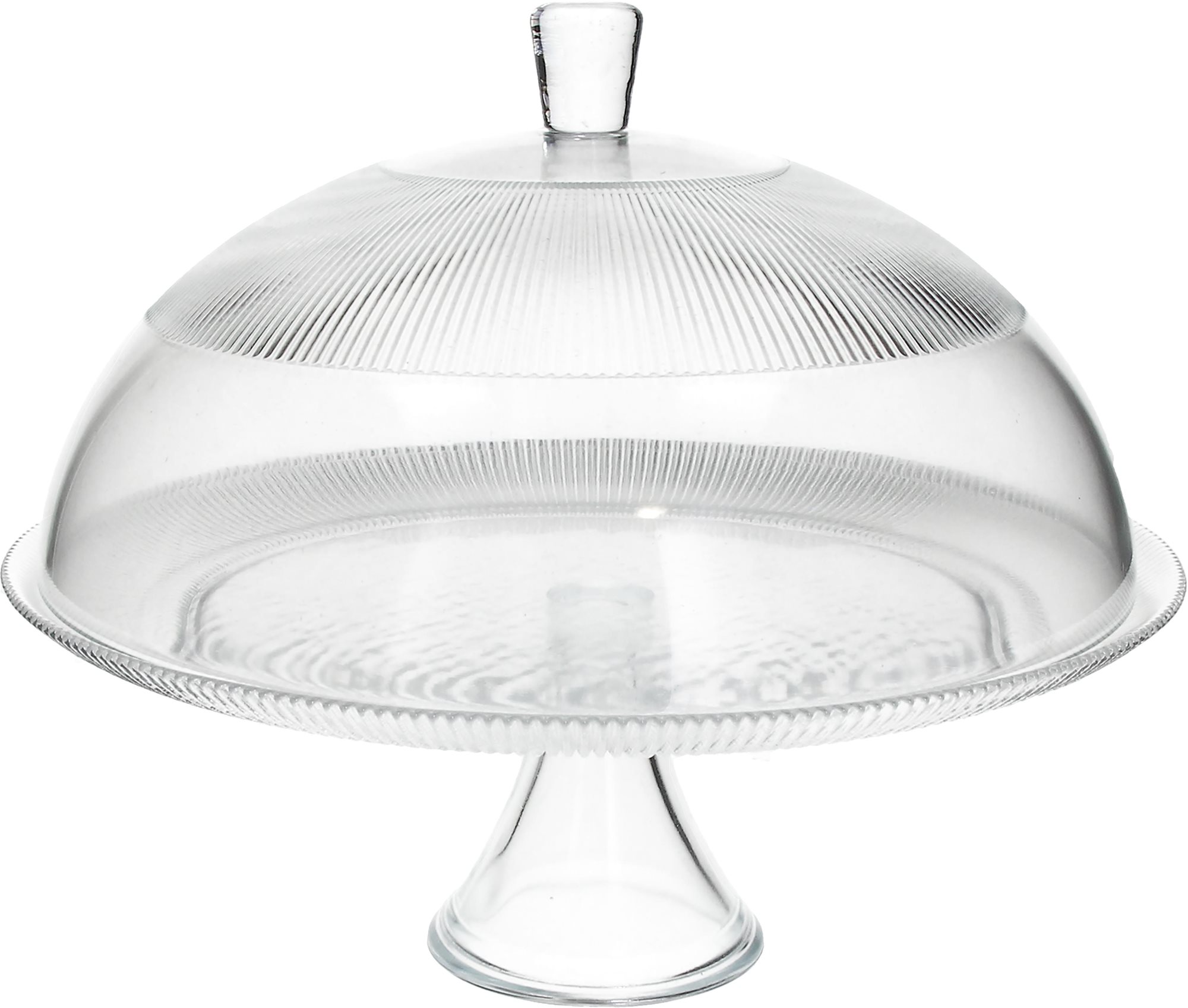 Tognana Skleněný podnos s poklopem 33 cm x v 28 cm CLEAR