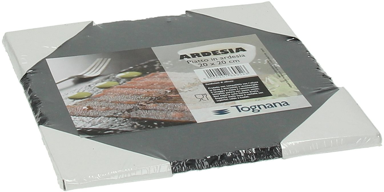 Tognana Břidlicová deska čtvercová 20X20 cm SLATE OLLY ARDESIA