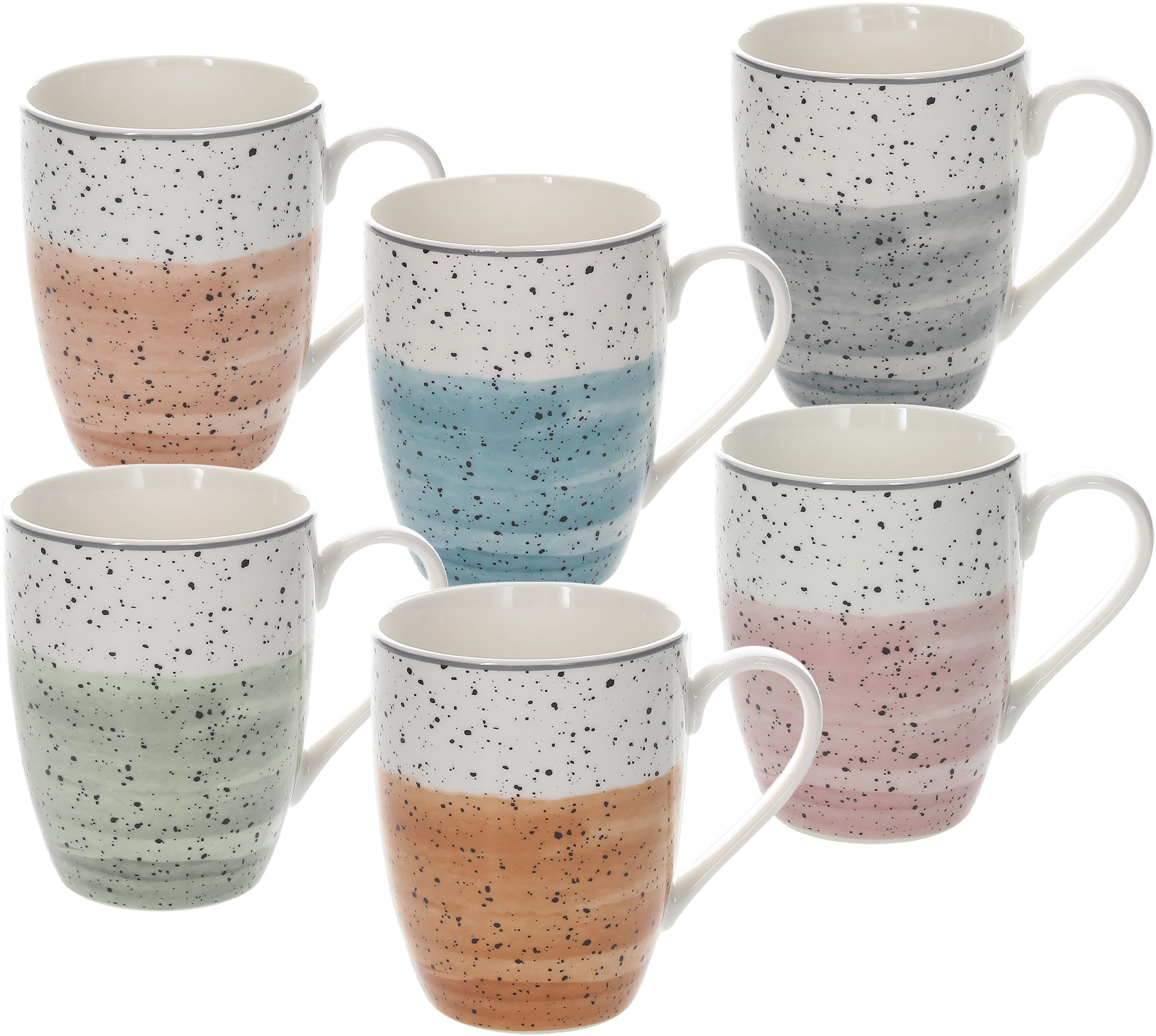 Tognana IRIS SIENNA Sada hrnků 350 ml 6 ks