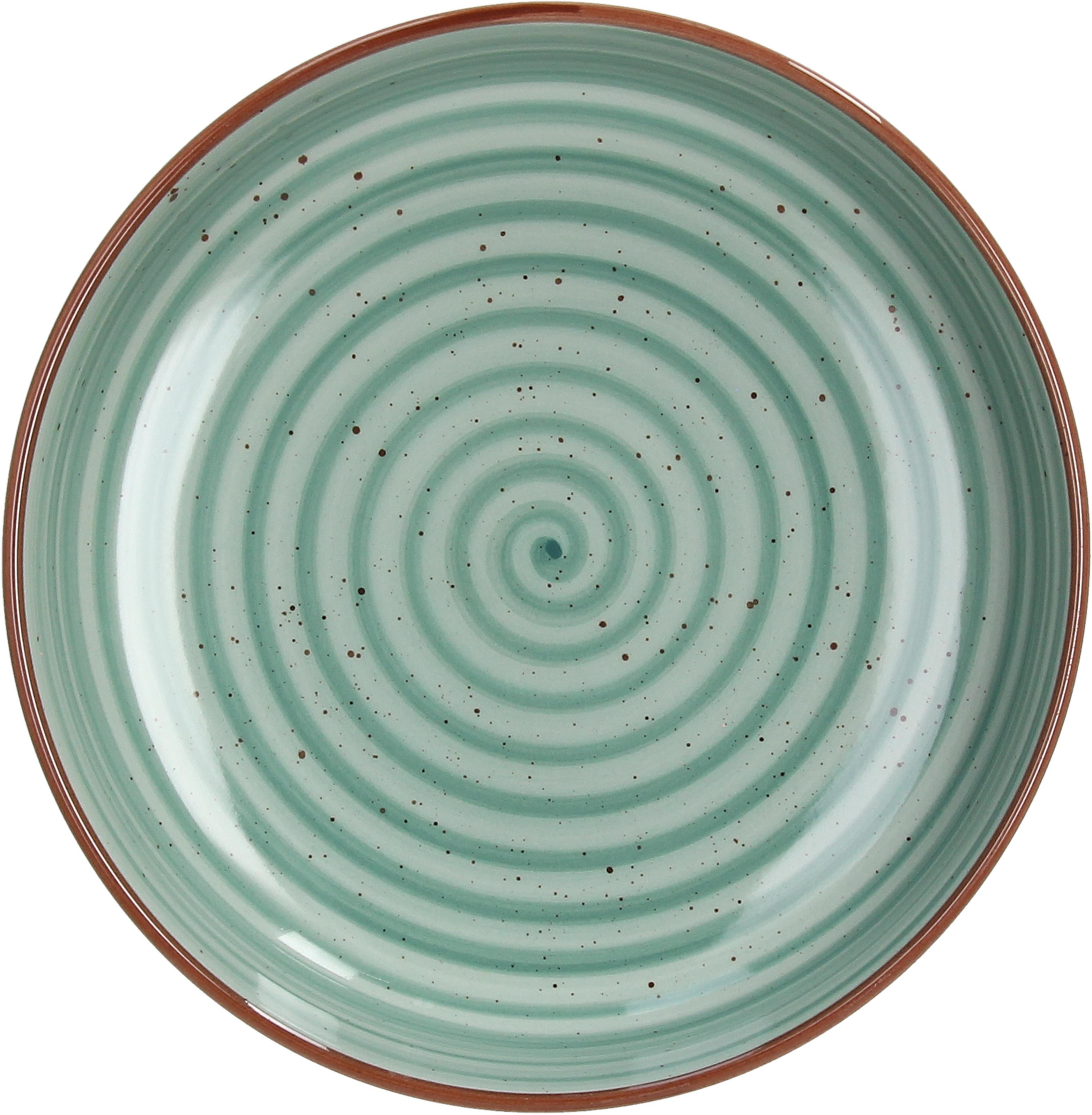 Tognana URBAN PASTEL VERDE Sada hlubokých talířů 18,5 cm 6 ks