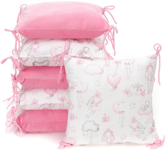 T-TOMI Polštářkový mantinel Sweet bunnies