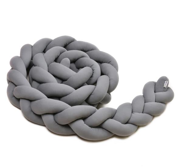 T-TOMI Pletený mantinel 220 cm Anthracite