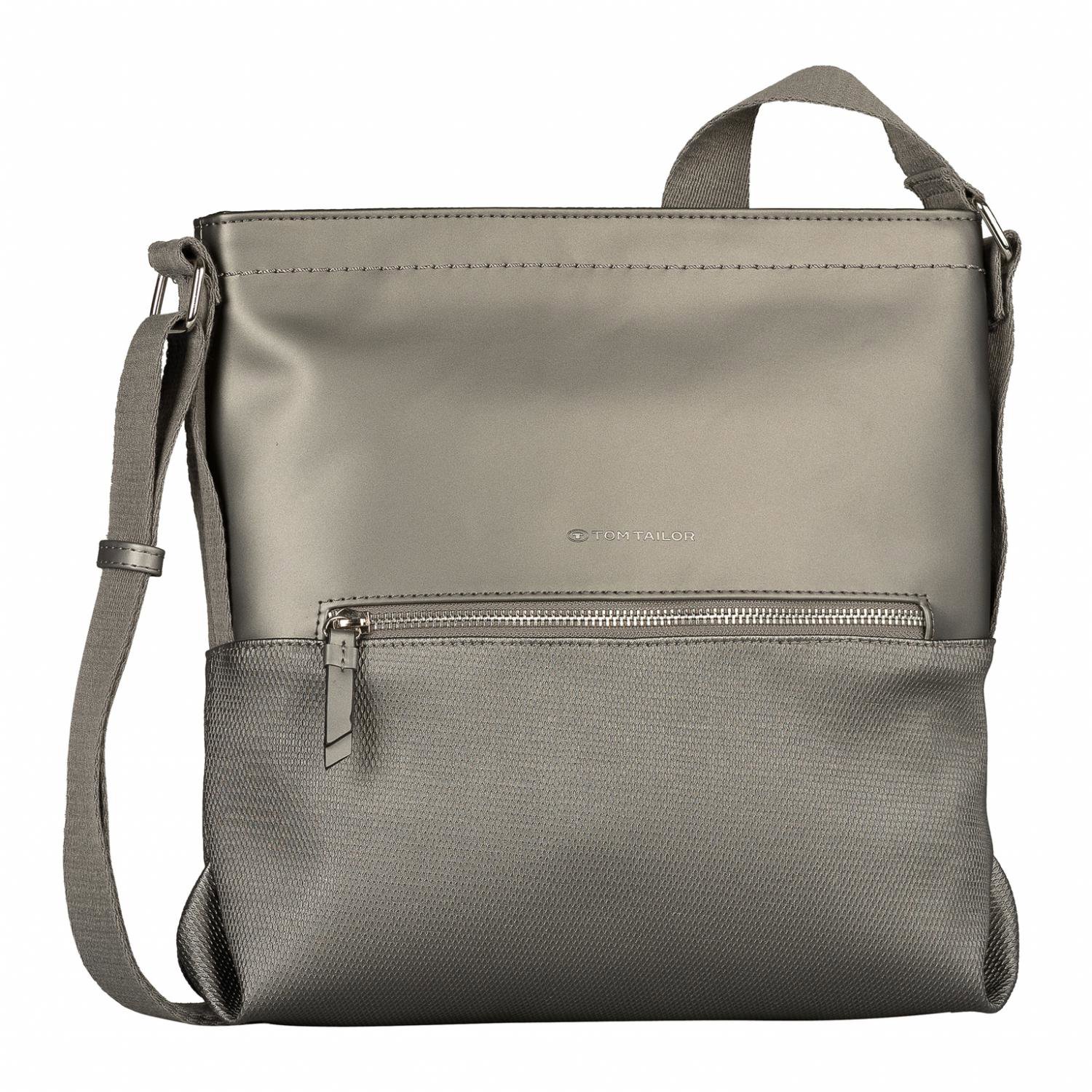 TOM TAILOR Erin Cross Bag M metallic grey