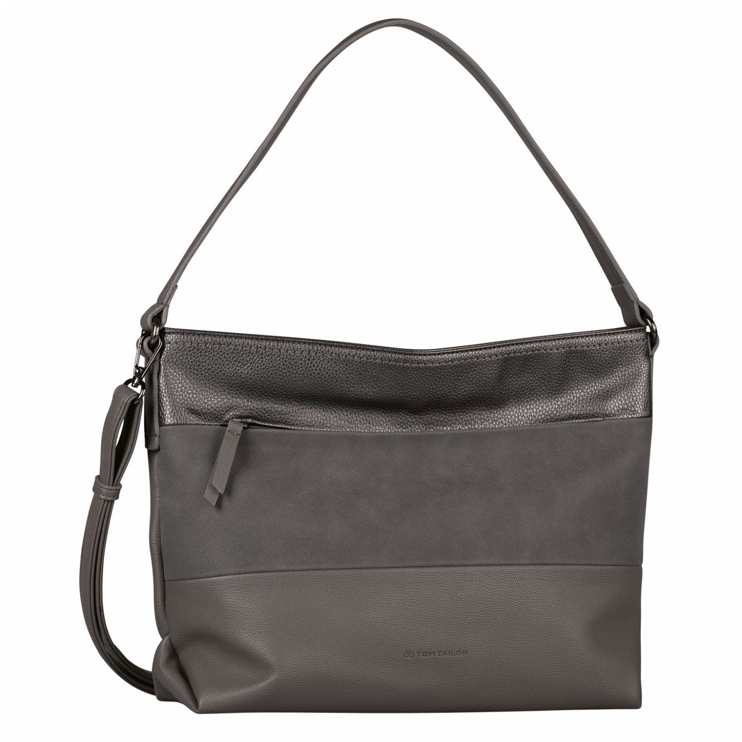 Tom Tailor Nicolina hobo bag M šedá