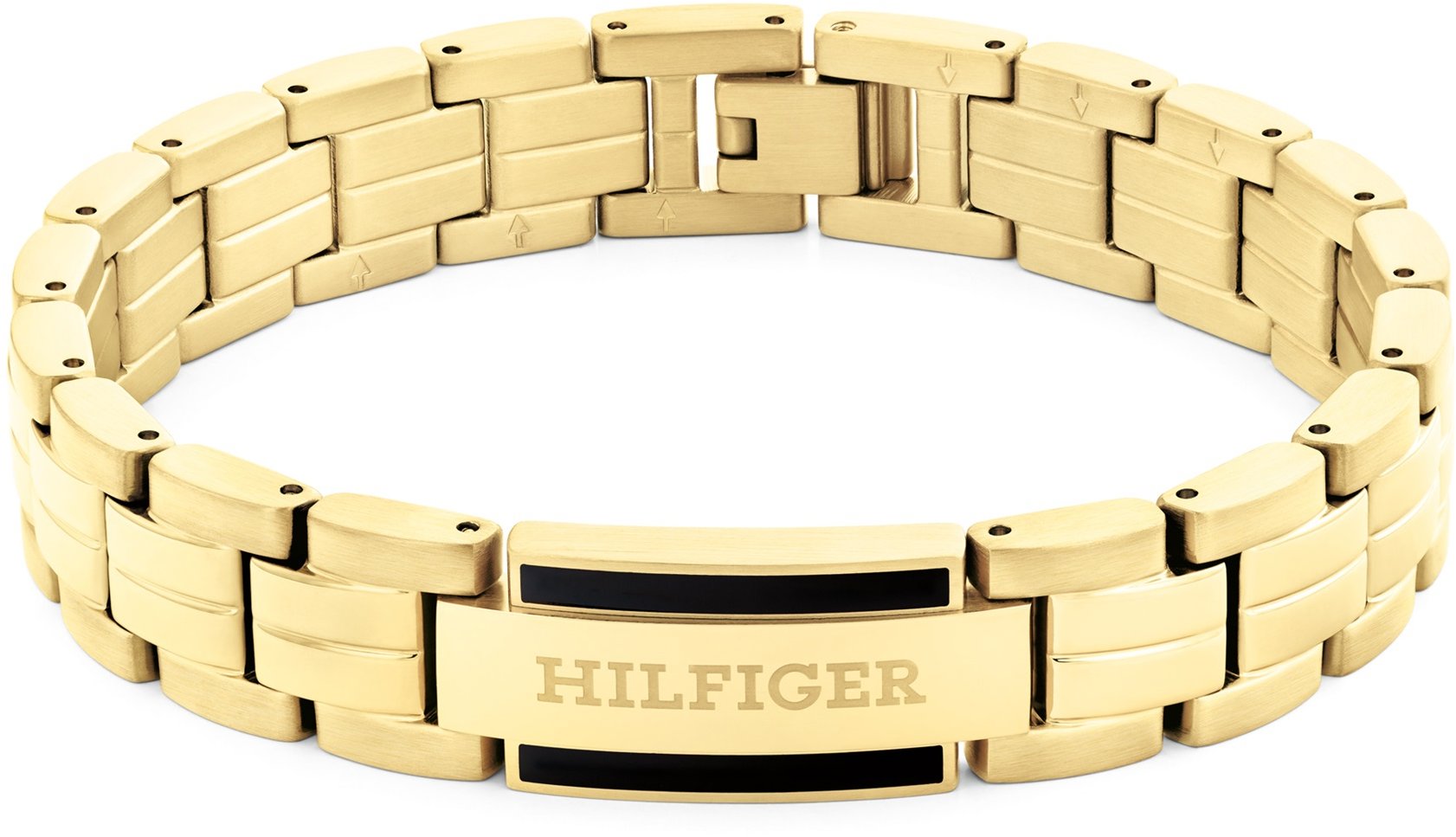 Tommy Hilfiger Pánský náramek z pozlacené oceli Parker 2790601
